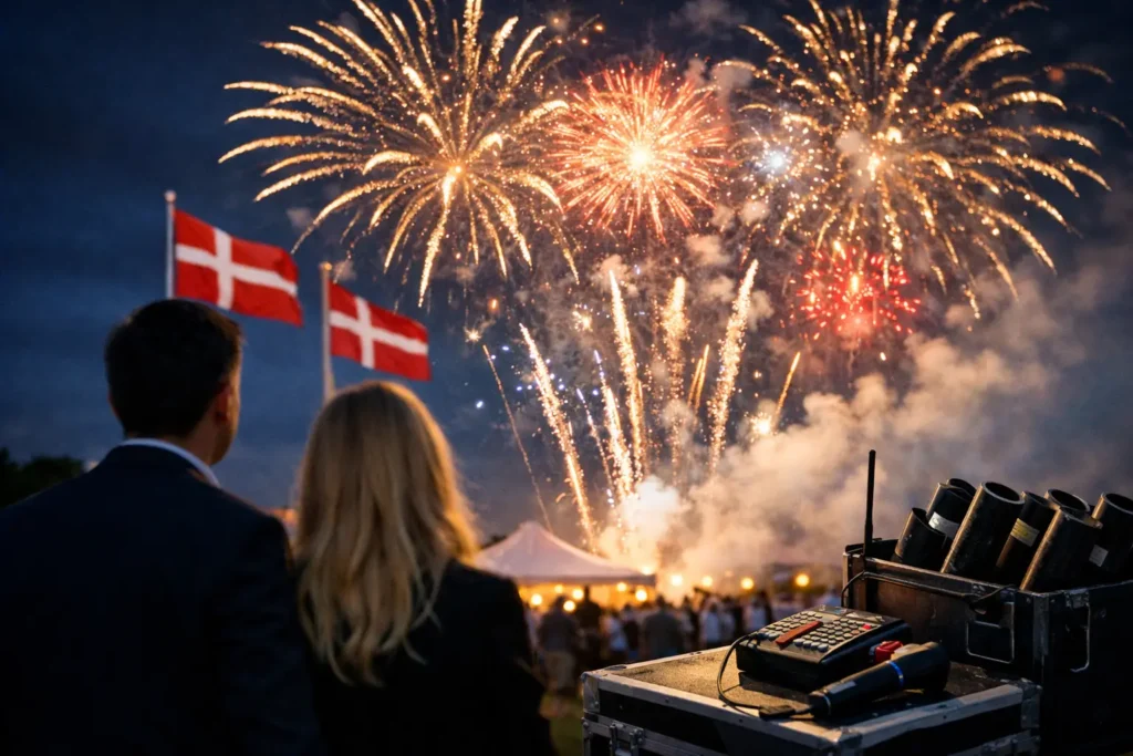 Fyrværkeri regler til danske fester og events